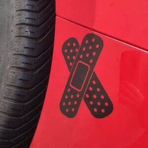Bandaid Car Decal